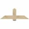 Ekena Millwork Eugene Rough Sawn Timber Gable Bracket, Douglas Fir, 48"W x 18"H x 2"D x 6"F, 9/12 Pitch GBW048X18X0206EUG00RDF - alternate 1